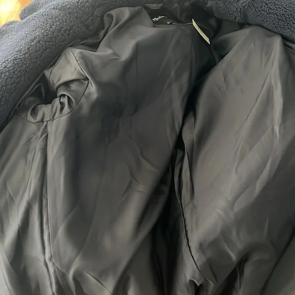 Madewell Sherpa Teddy Coat size L new - Picture 11 of 14